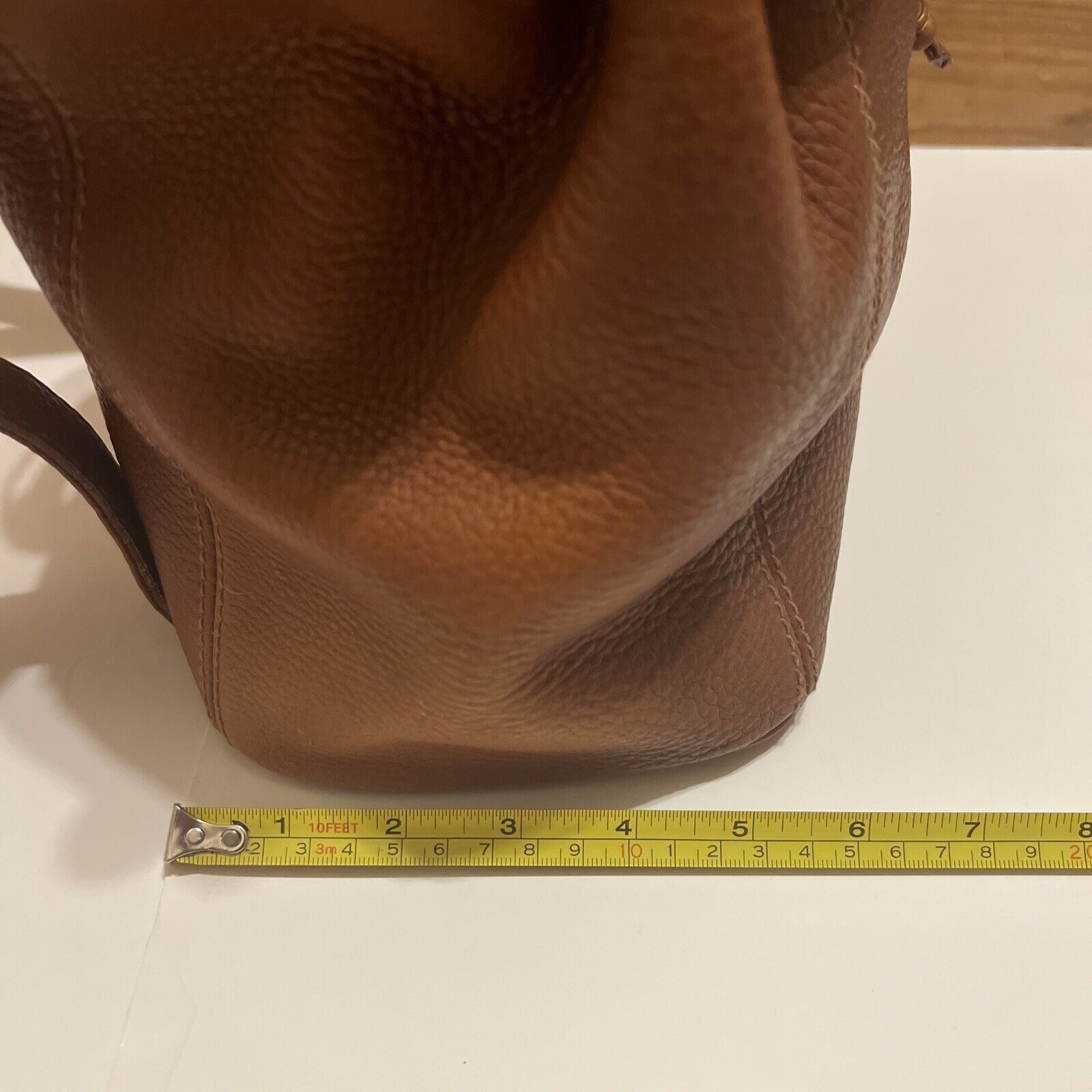 Coach VINTAGE 80’s Coach Sonoma Pebbled Leather Brown Backpack No: Size ONE SIZE - 16 Thumbnail
