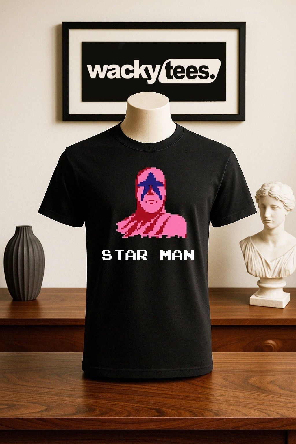 The Unbranded Brand Pro Wrestling 8 Bit NES Game Fighter Star Man Wrestler Shirt Size US L / EU 52-54 / 3 - 1 Preview