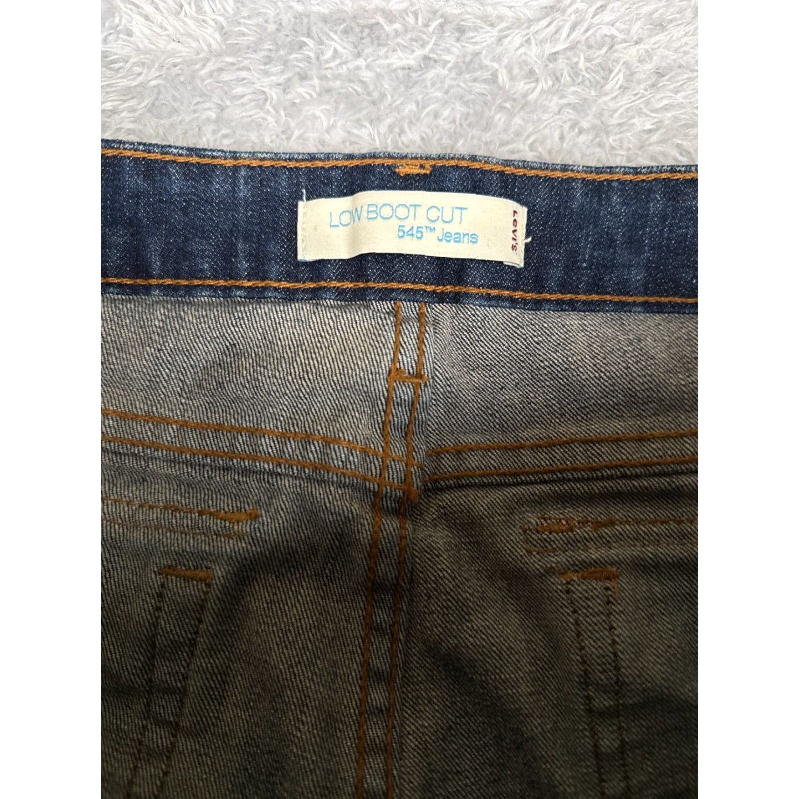 Levi's Levis Jeans Womens 12 Denim 545 Low Bootcut Cotton Blend Mid Rise Med Wash 32x29 Jeans Size 34" / US 12 / IT 48 - 6 Thumbnail