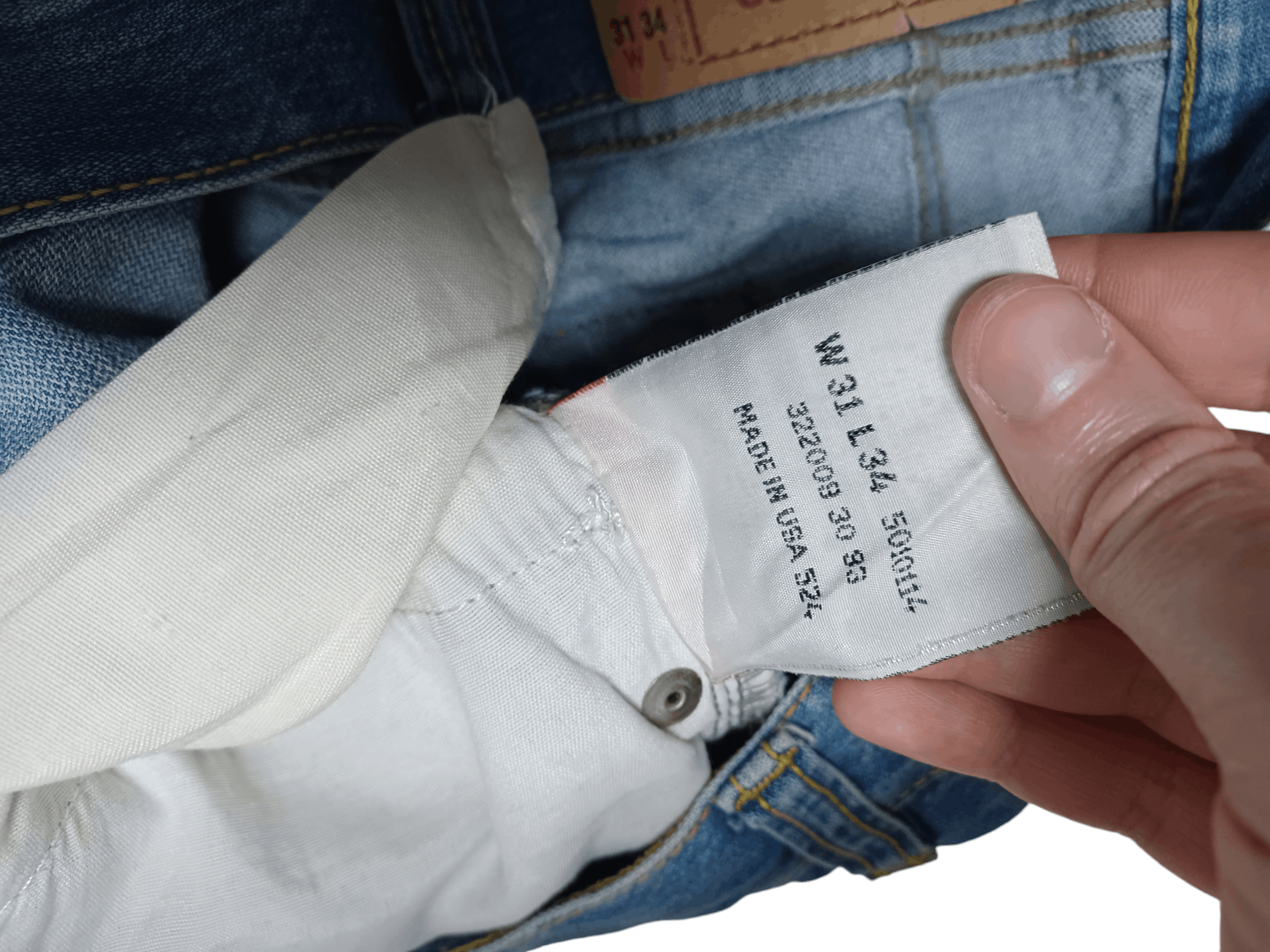 Levi's Vintage Clothing 1993 VINTAGE LEVIS 501 MADE IN USA LIGHT JEANS DENIM Size US 31 - 5 Thumbnail