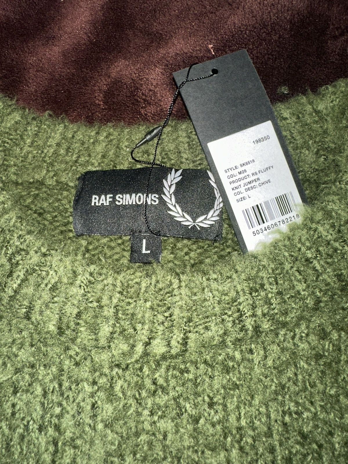 Fred Perry × Raf Simons Raf Simons x Fred Perry Fluffy Knit Size US L / EU 52-54 / 3 - 3 Thumbnail