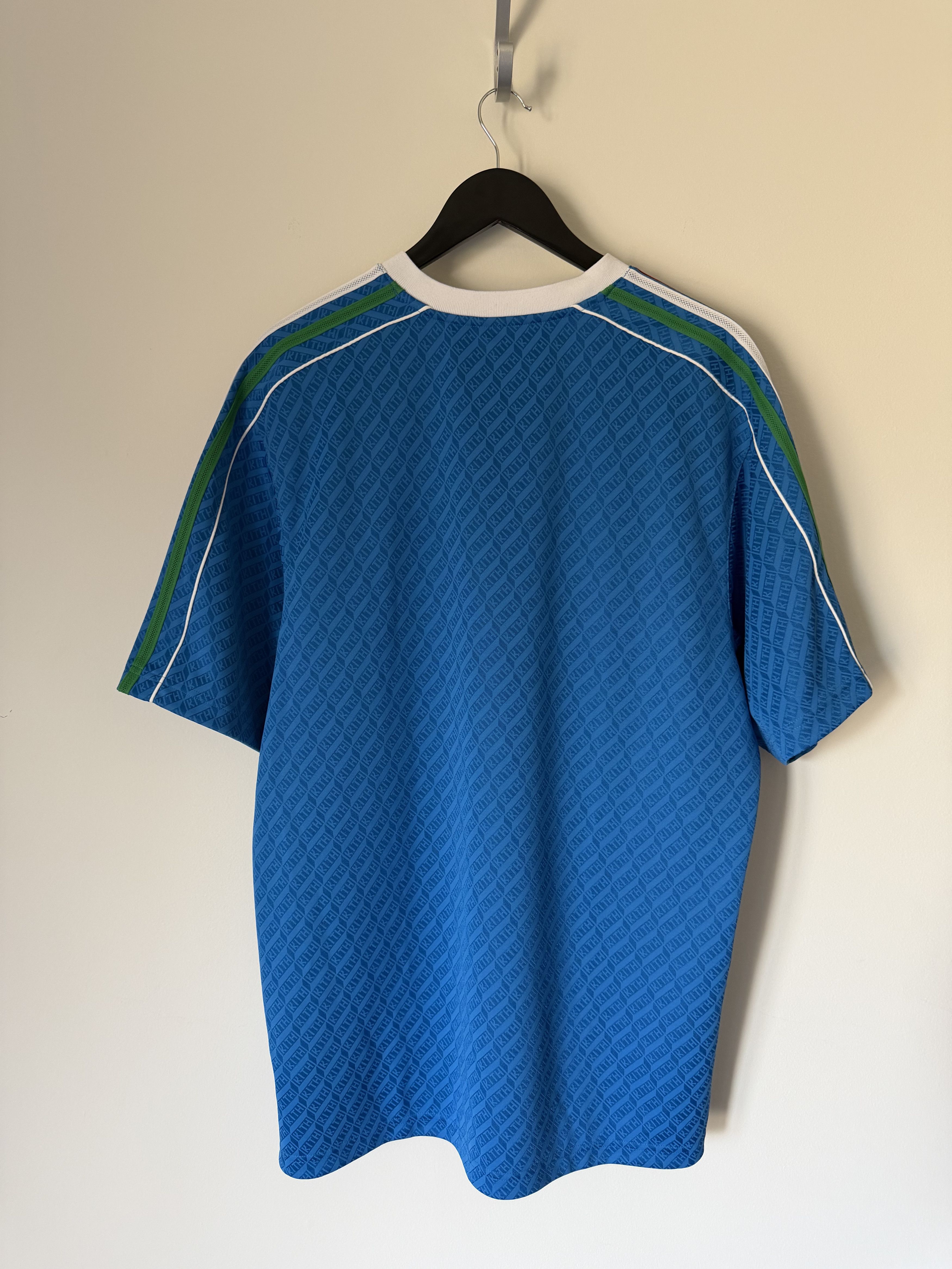 Adidas × Kith Kith Adidas DHL Football Jersey in Blue Size US L / EU 52-54 / 3 - 5 Thumbnail
