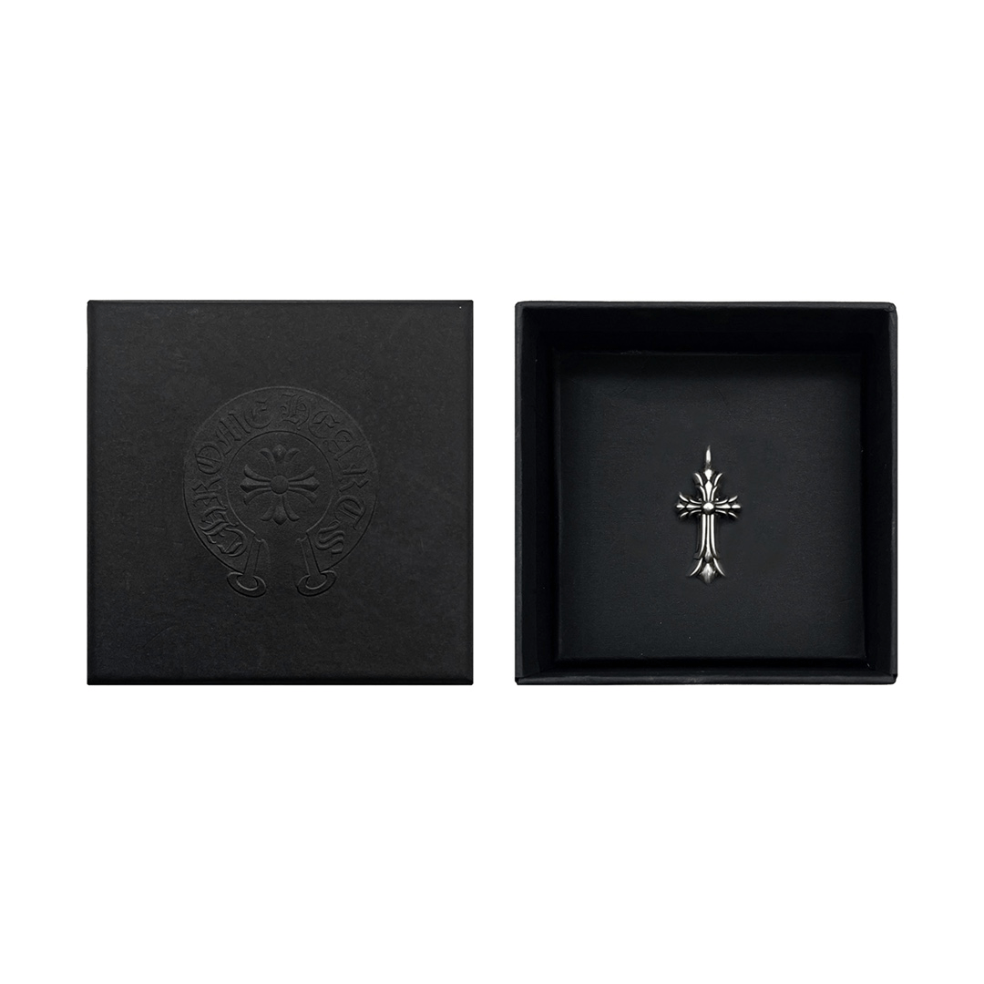 Chrome Hearts Chrome Hearts Silver Double-Layer Cross Charm Pendant Size ONE SIZE - 5 Thumbnail
