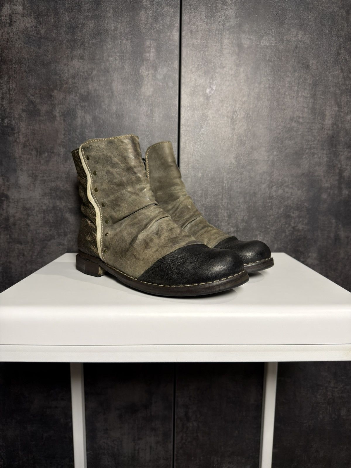 A.S.98 Vintage Leather Boots AS98 Guidi Balenciaga Dirk Owens Yohji Size US 9 / IT 39 - 10 Thumbnail
