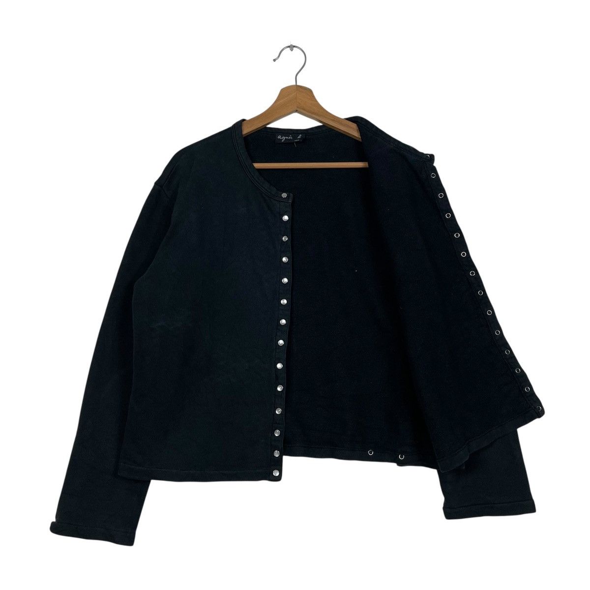 agnes b. Agnes B Snap Button Blouse Cardigan Size M / US 6-8 / IT 42-44 - 9 Thumbnail