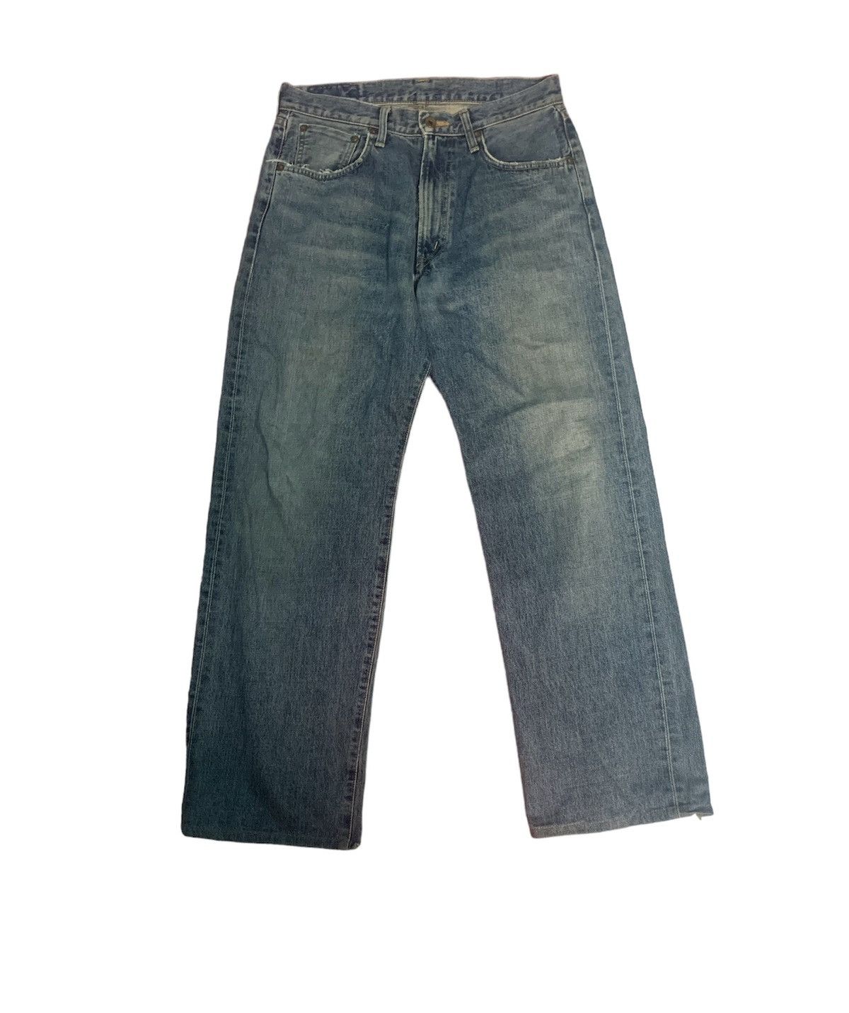 image of Distressed Denim x Edwin Vintage Edwin Jeans Japan Selvedge Kapital Visvim in Denim, Men's (Size 31