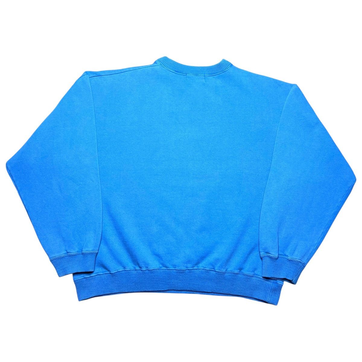 Coca Cola Vtg 1980s Coca-Cola Logo Spell Out Tricolor Blue Sweatshirt Size US L / EU 52-54 / 3 - 3 Thumbnail