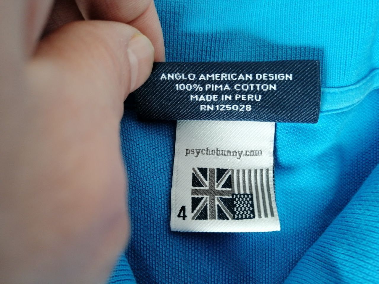 Psycho Bunny Psycho Bunny Hayfield Polo Electric Teal Size M Size US M / EU 48-50 / 2 - 5 Thumbnail