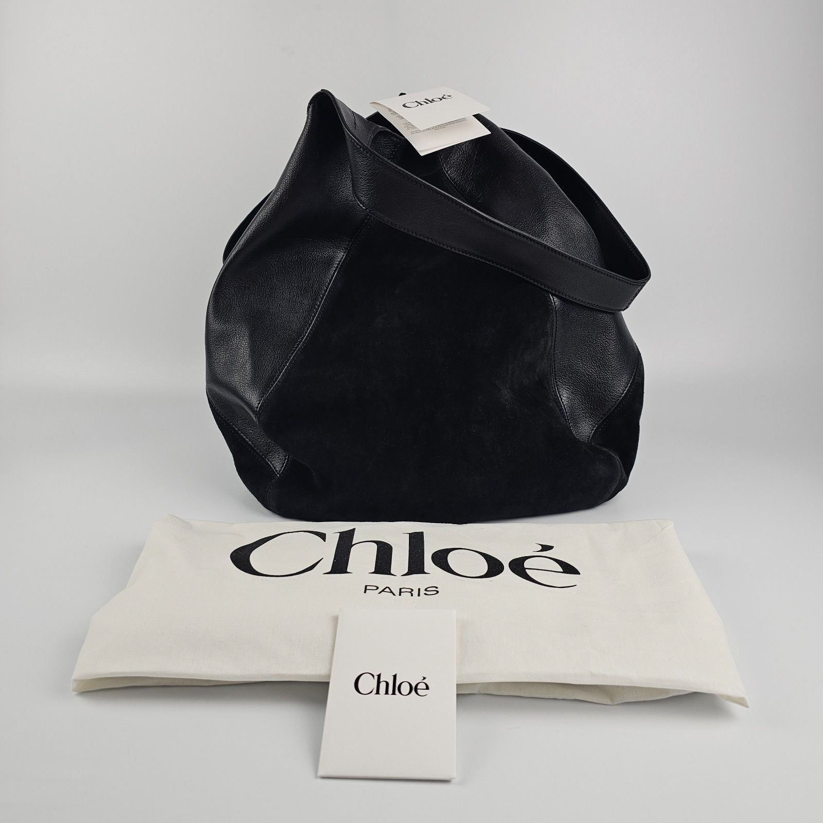 Chloe Chloe Balloon Black Leather Shoulder Bag New & Authentic Size ONE SIZE - 1 Thumbnail