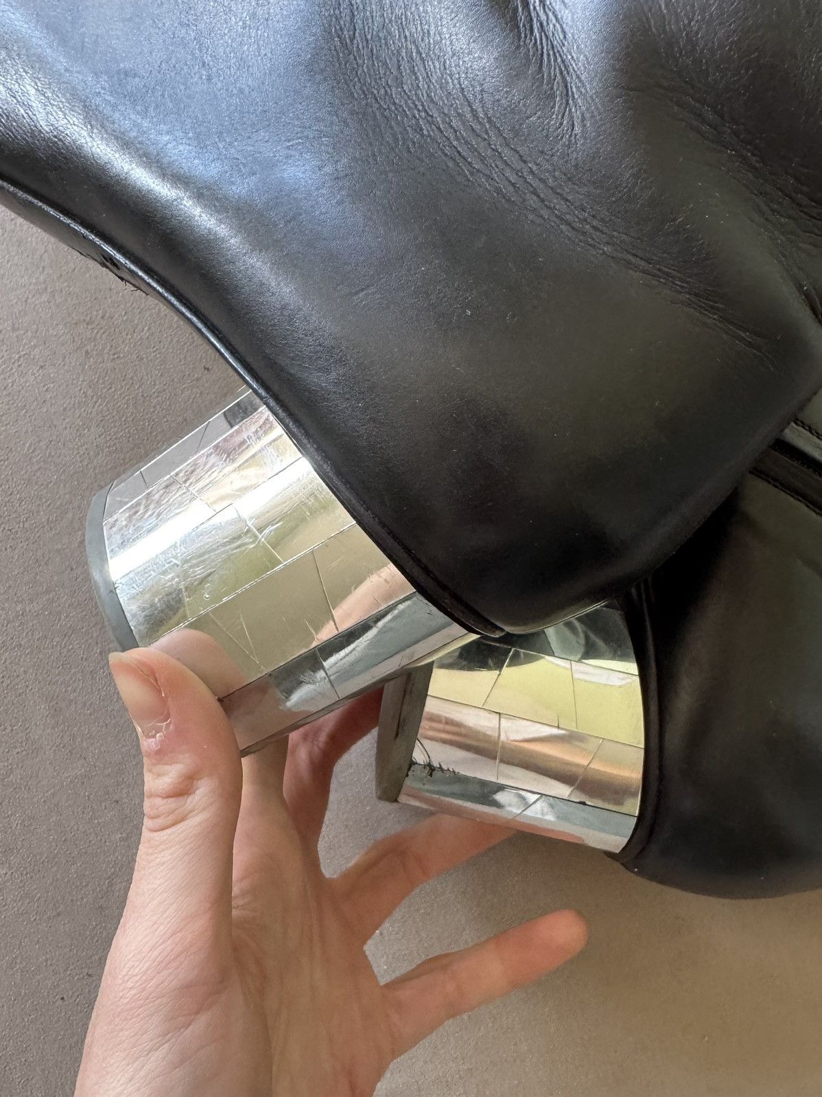 Salvatore Ferragamo Salvatore Ferragamo Florrie block-heel ankle boots Size US 11 / IT 41 - 8 Thumbnail