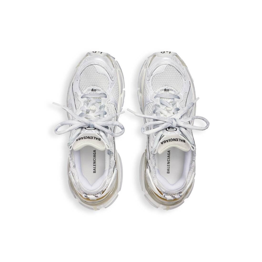 Balenciaga o1bcso1str0126 Runner Sneakers in White Size US 9 / EU 42 - 3 Thumbnail