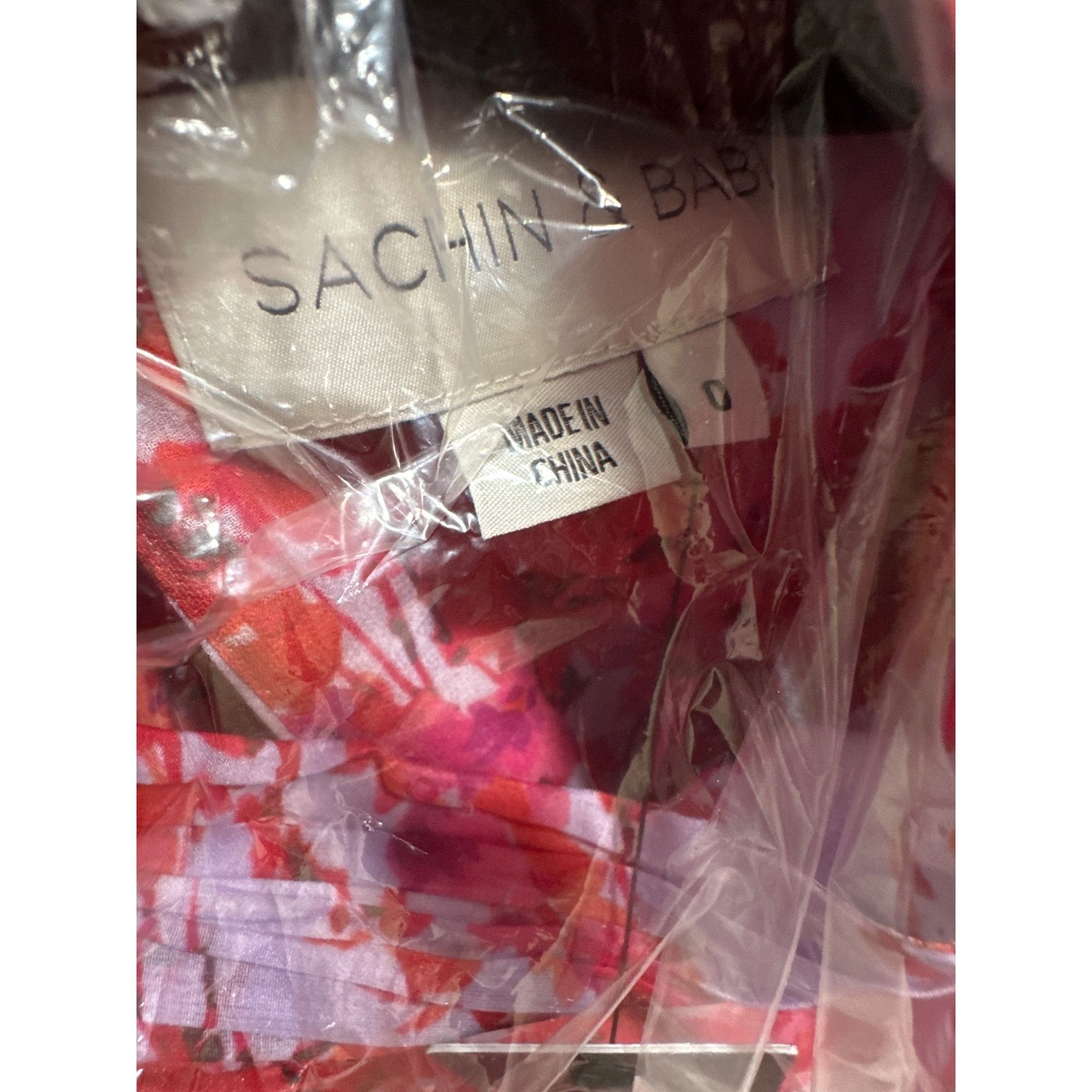 Sachin & Babi Sachin & Babi Cinzia Printed Organza Gown Amaranth Spray Ful Size XS / US 0-2 / IT 36-38 - 10 Thumbnail