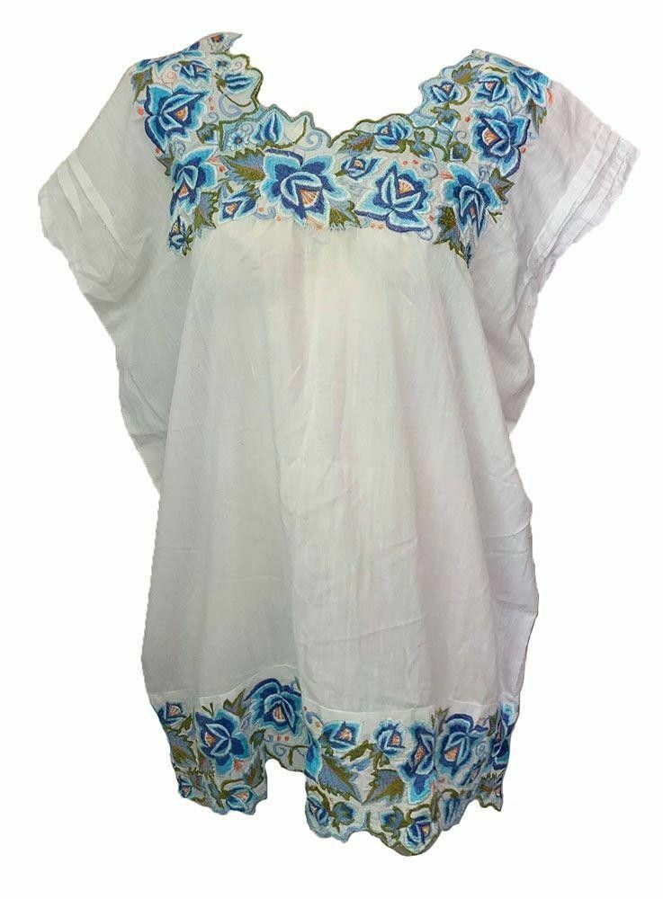 Designer Pre Owned White Hand Made Blouse Xl Size XL / US 12-14 / IT 48-50 - 1 Thumbnail