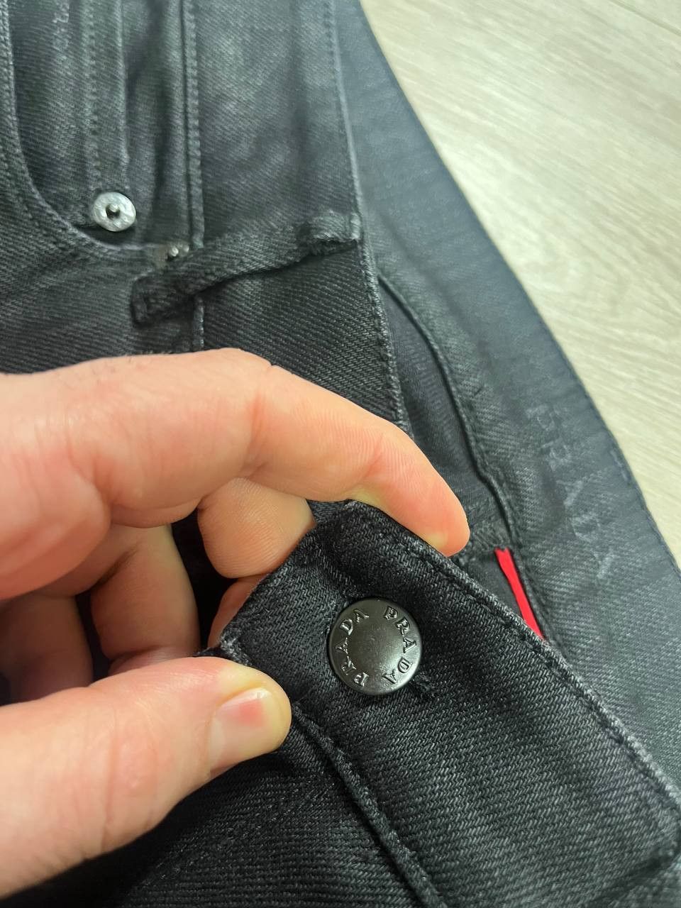 Prada Black Jeans Prada Size 28" / US 6 / IT 42 - 3 Thumbnail