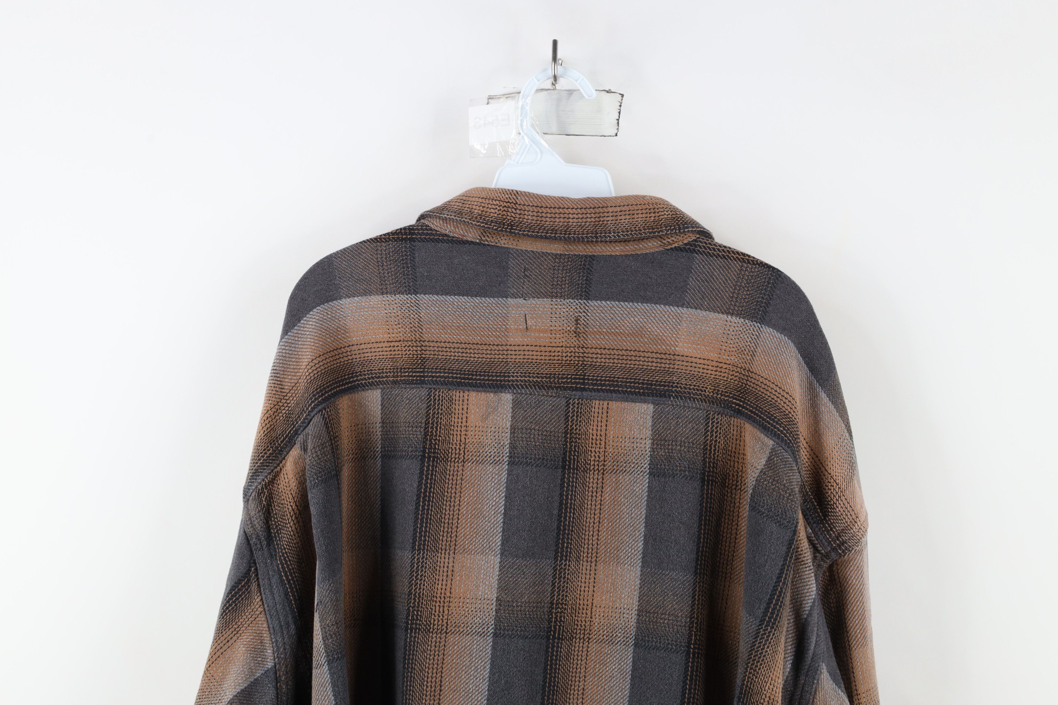 Vintage Vintage 90s Streetwear Heavyweight Button Shirt Plaid Size US XXL / EU 58 / 5 - 13 Thumbnail