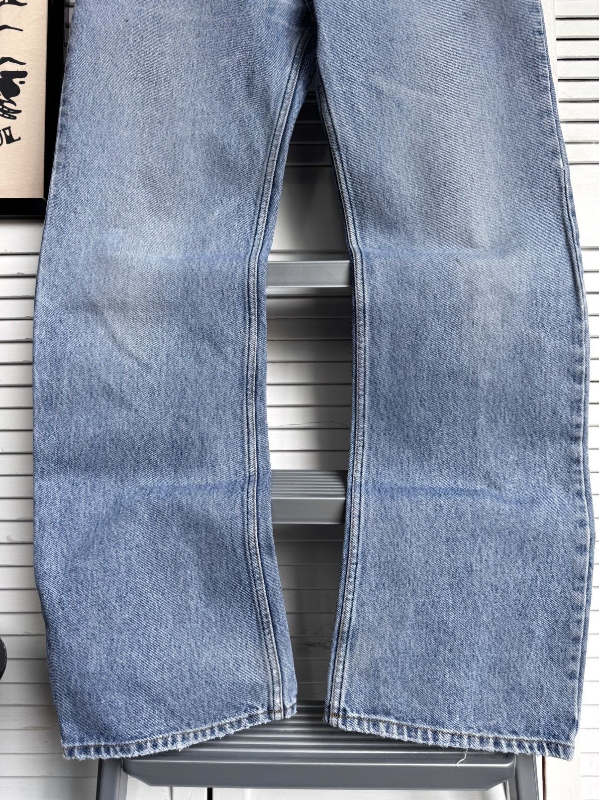 Levi's Vintage Levis 501 Light Wash Blue Denim Jeans Pants USA Size US 36 / EU 52 - 3 Thumbnail
