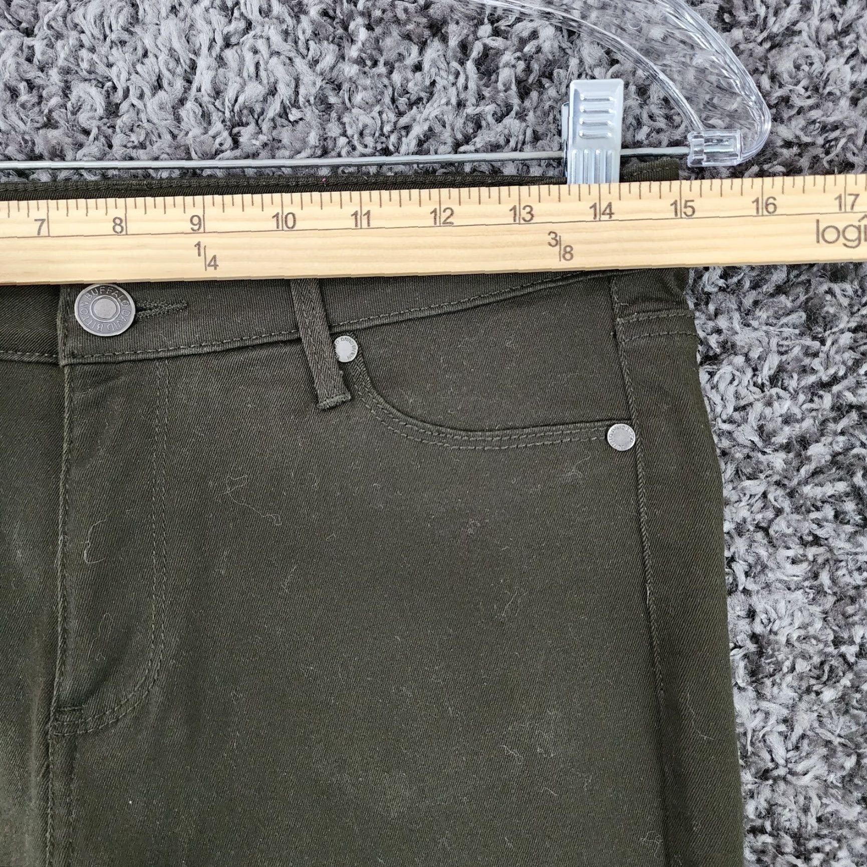 Buffalo David Bitton VINTAGE? Wait not vintage. No. Buffalo David Bitton Karolin Mid Rise Jeggings Womens Size 8 Dark Green Stretch Jeans Size 30" / US 8 / IT 44 - 5 Thumbnail