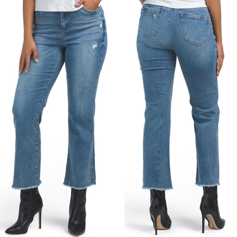 Other NWT New Democracy Ab Tech High Rise Cropped Itty Bitty Flar Size 30" / US 8 / IT 44 - 1 Thumbnail