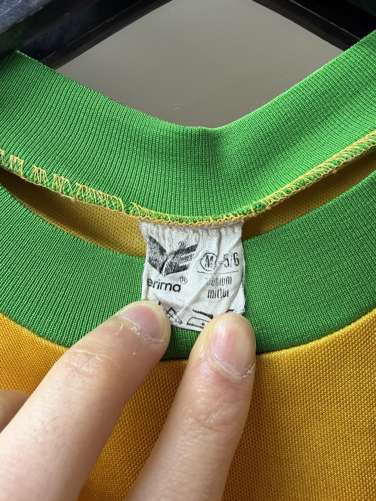 Erima Vintage Erima Brazil Long Sleeve Jersey 1980s Football Shirt Size US M / EU 48-50 / 2 - 11 Thumbnail