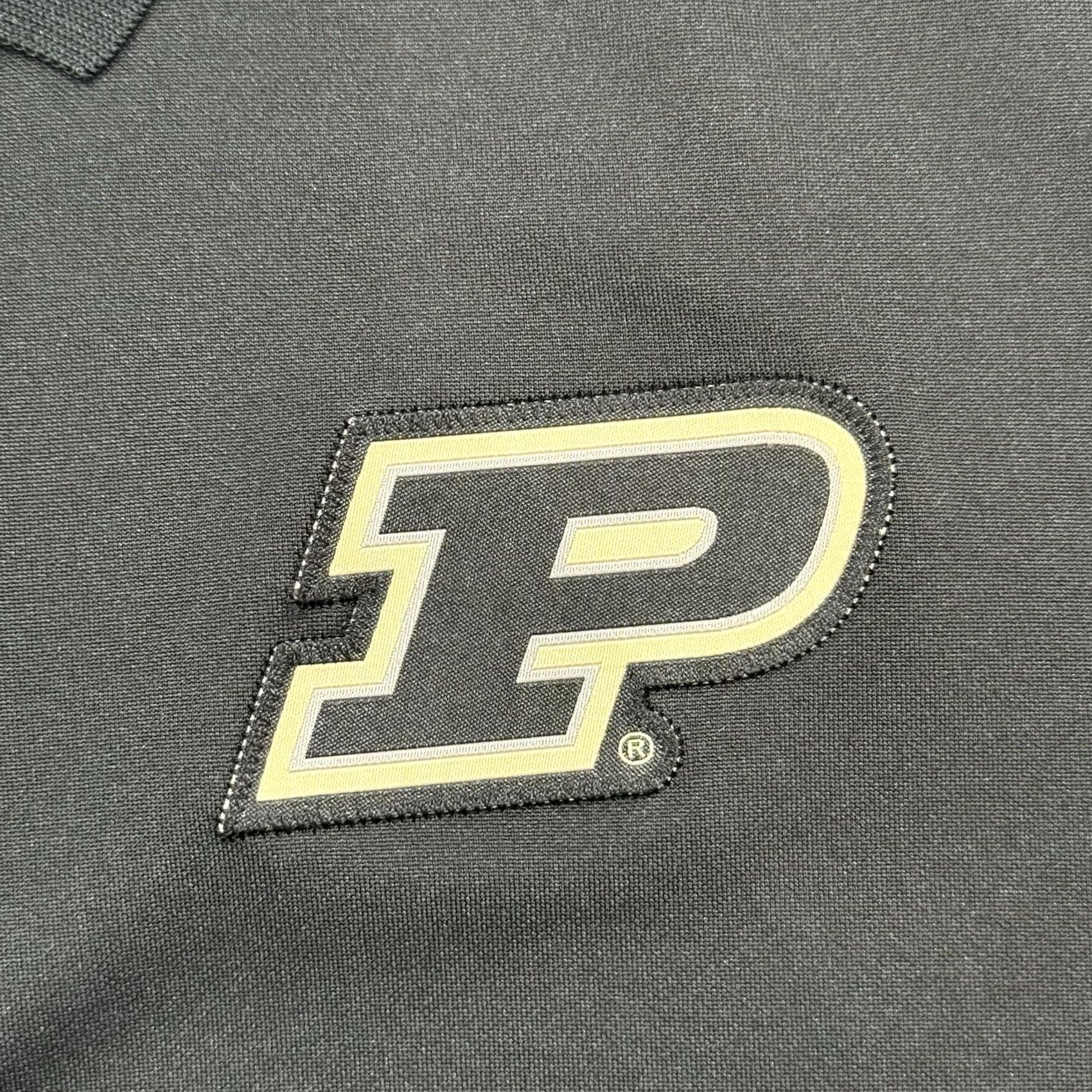 Nike Purdue Nike Dri-Fit Polo Shirt Men’s XL Fitted Black Size US XL / EU 56 / 4 - 3 Thumbnail