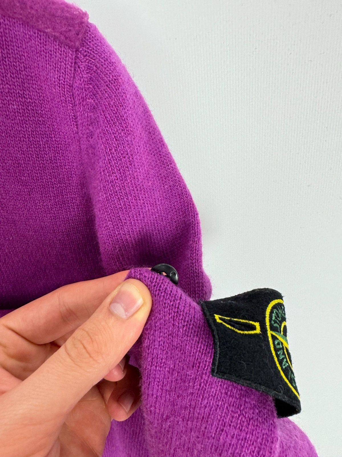 Stone Island Stone Island Purple Wool High Neck Jumper Size US M / EU 48-50 / 2 - 12 Thumbnail