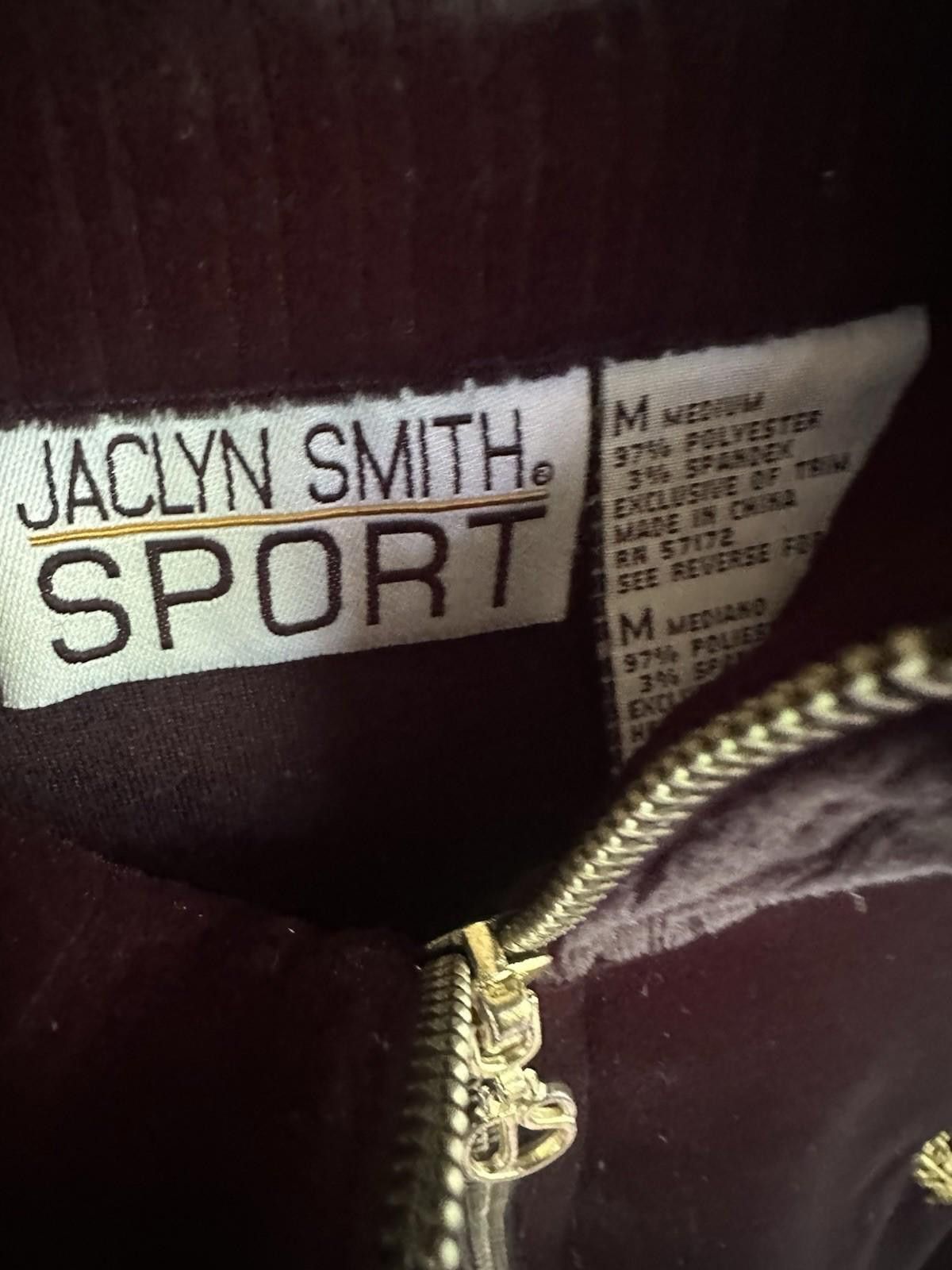 Designer Vintage Jaqueline Smith Sport Medium Pullover Black Gold Size M / US 6-8 / IT 42-44 - 4 Thumbnail