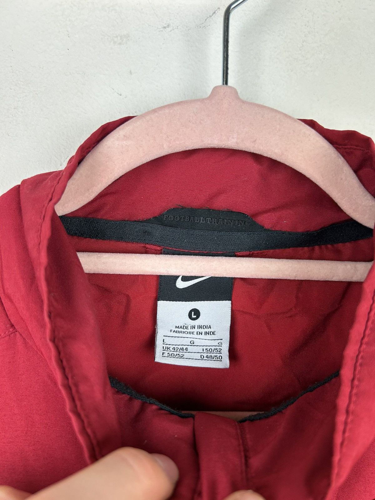 Nike × Vintage Vintage Nike Manchester United Nylon Olympic Jacket M Size US L / EU 52-54 / 3 - 5 Thumbnail