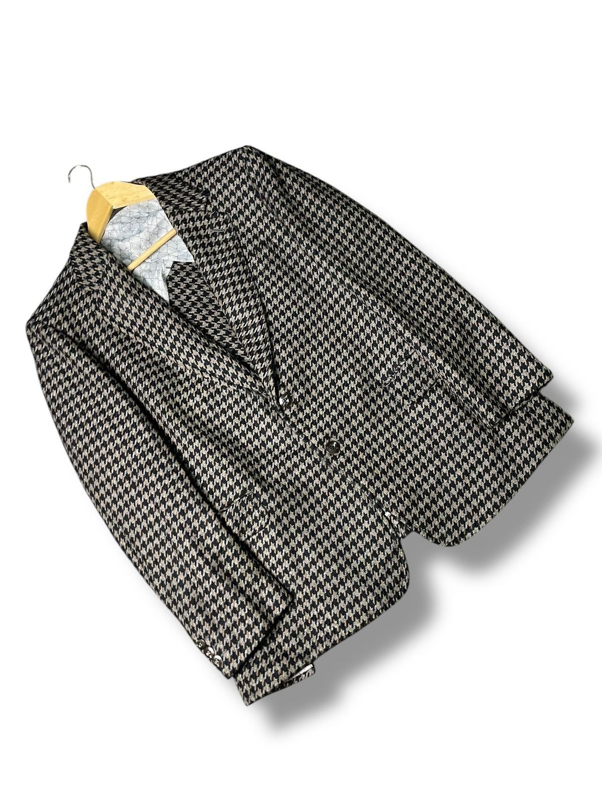 Japanese Brand × Vintage Toyohara Tokyo Brand Houndstooth Coat (63) Size US XS / EU 42 / 0 - 6 Thumbnail