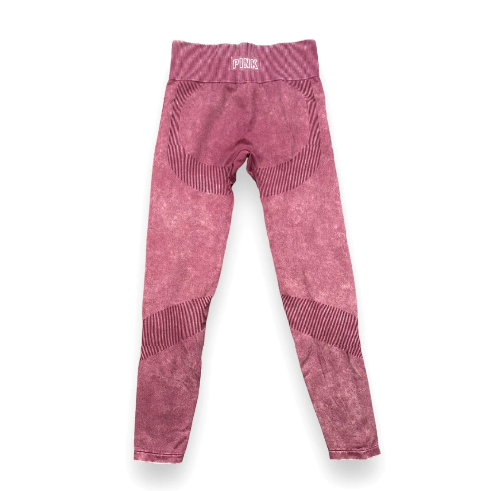 Victoria's Secret Victoria’s Secret PINK Leggings Yoga Pants Small S Womens Seamless Red Maroon Ankle Skinny activewear Era 90s? Size 28" / US 6 / IT 42 - 2 Thumbnail