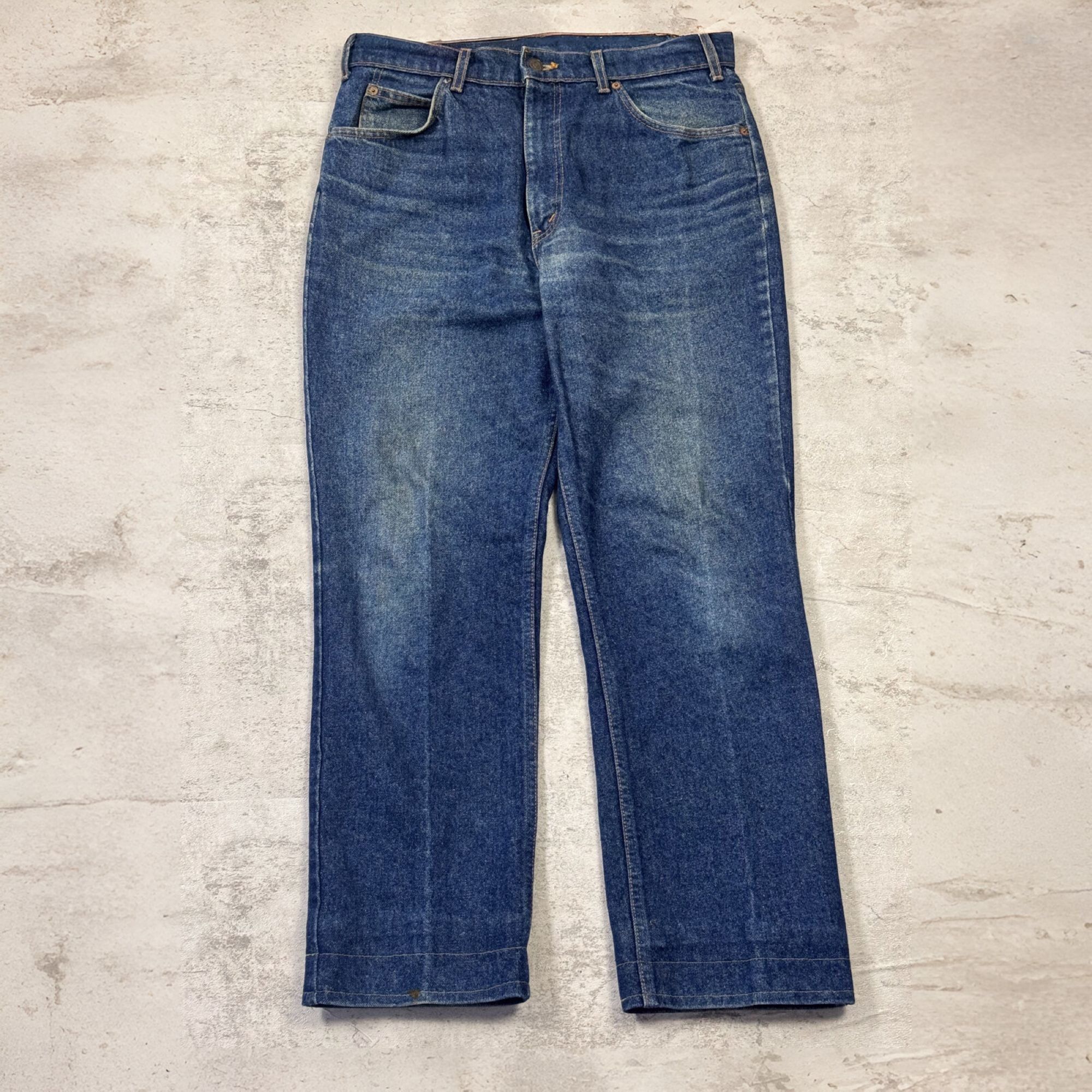 Levi's Vintage Orange Tab Levis 613 Dark Wash Denim Jeans Size US 32 / EU 48 - 6 Thumbnail