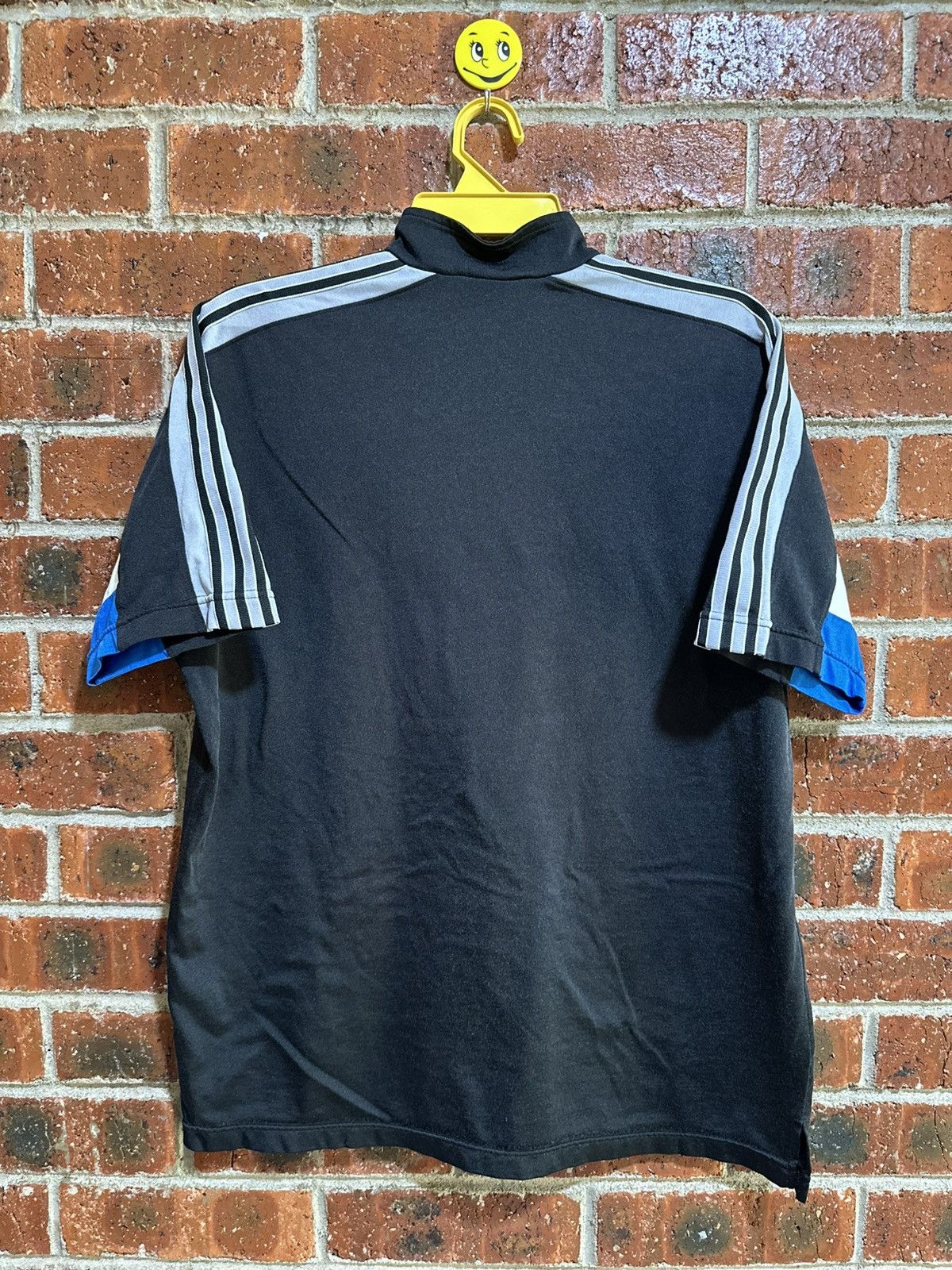 Adidas × Vintage Vintage Adidas Half Zipper Jersey Tee Size US L / EU 52-54 / 3 - 6 Thumbnail