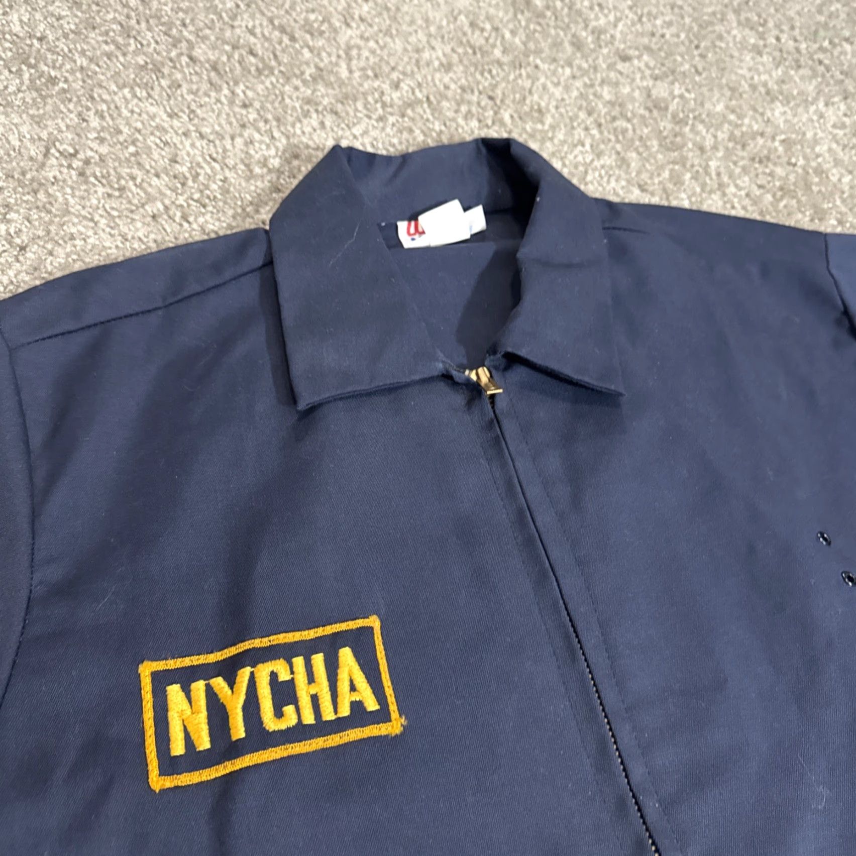 Vintage VINTAGE 70s NYCHA New York City Housing Authority Uniform Employee Jacket M Blue Bomber Jacket Men Size US M / EU 48-50 / 2 - 3 Thumbnail