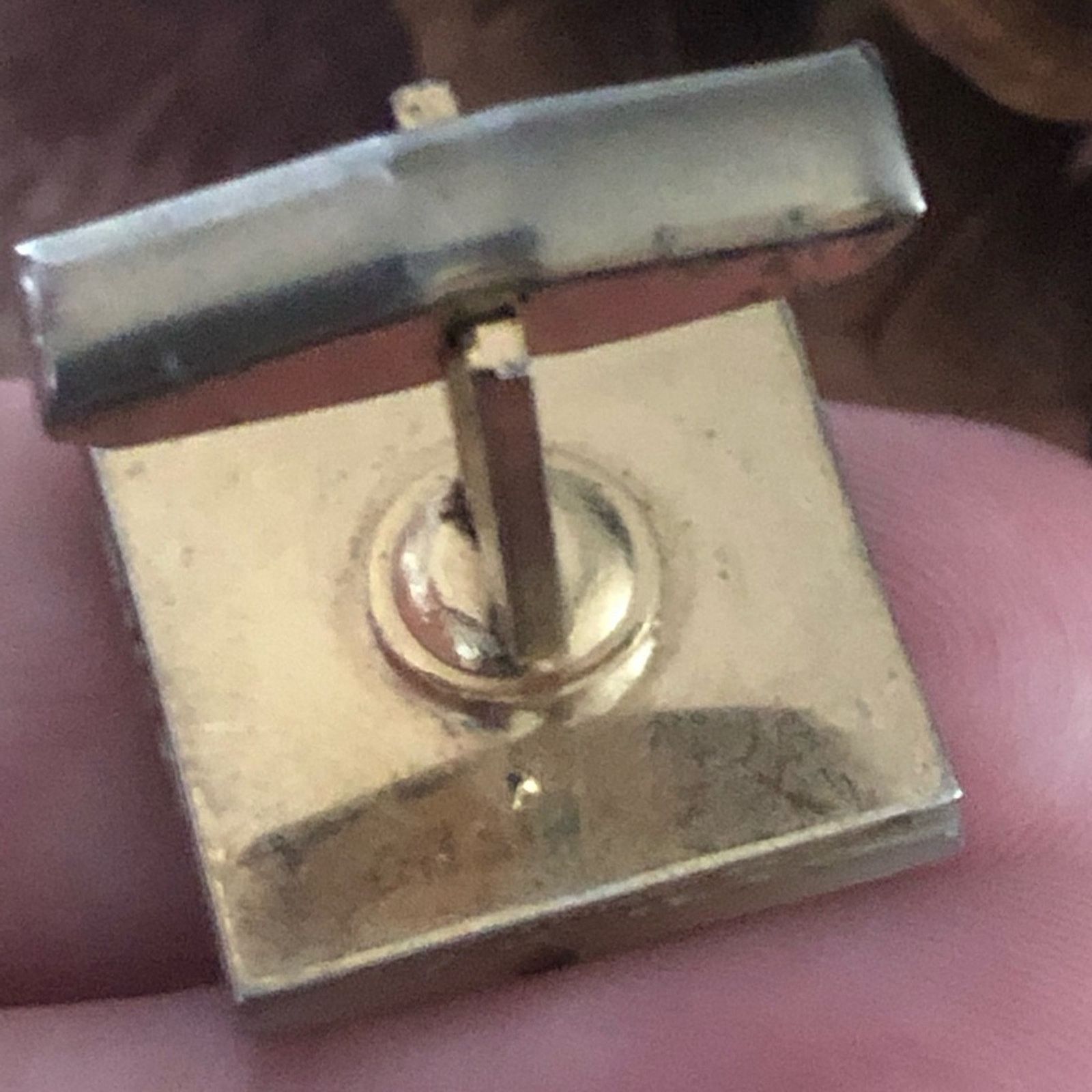 Vintage Vintage men’s square mother of pearl cuff links Size ONE SIZE - 4 Thumbnail
