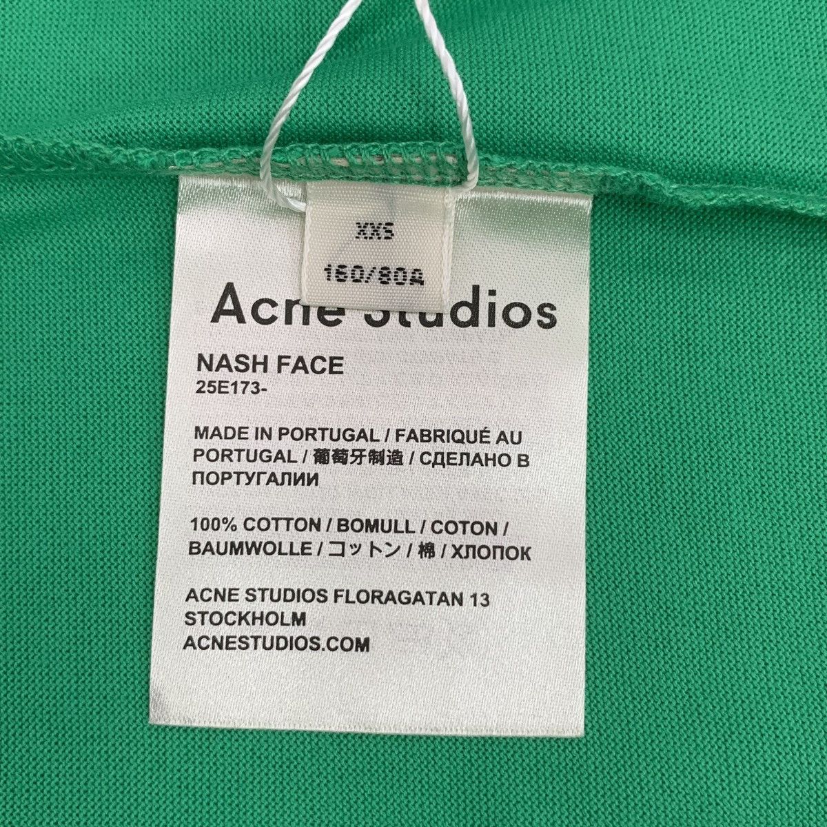 Acne Studios Acne Studios Smiley Face Cotton Short Sleeve T-Shirt K26WX Size XXS / US 00 / IT 34 - 7 Thumbnail