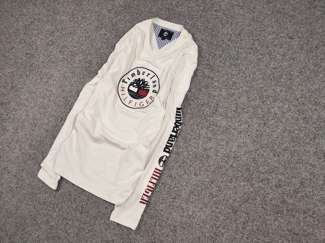 Timberland Timberland x Tommy Hilfiger White Logo long sleeve Top Size US L / EU 52-54 / 3 - 2 Thumbnail