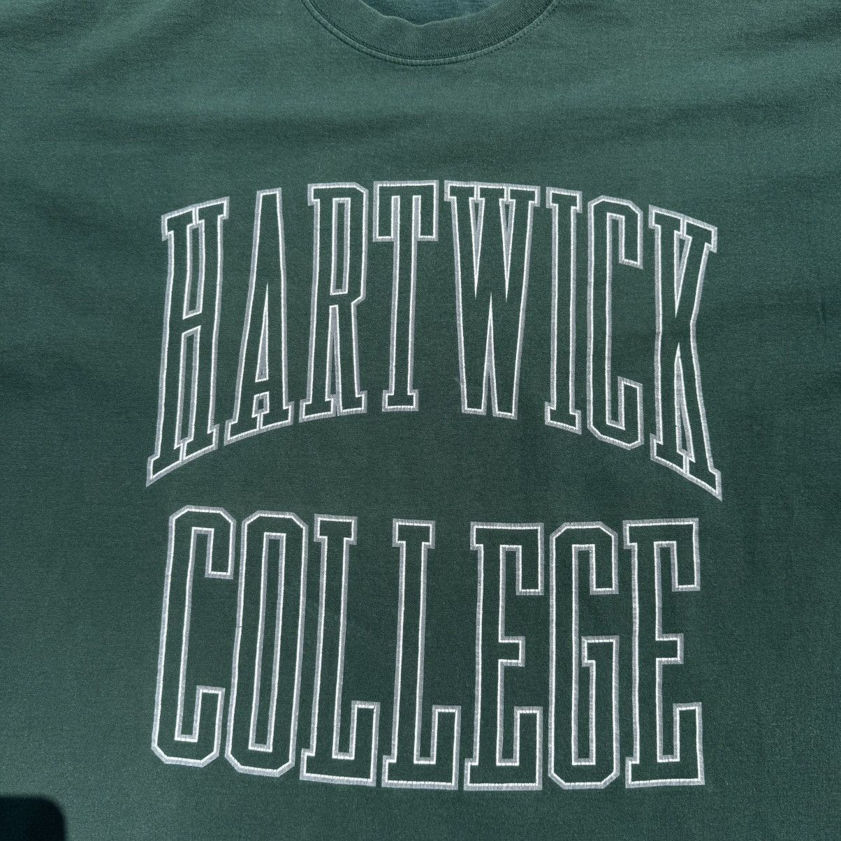 Vintage Vintage Hartwick College Washed T-shirt University USA y2k Size US XL / EU 56 / 4 - 2 Thumbnail