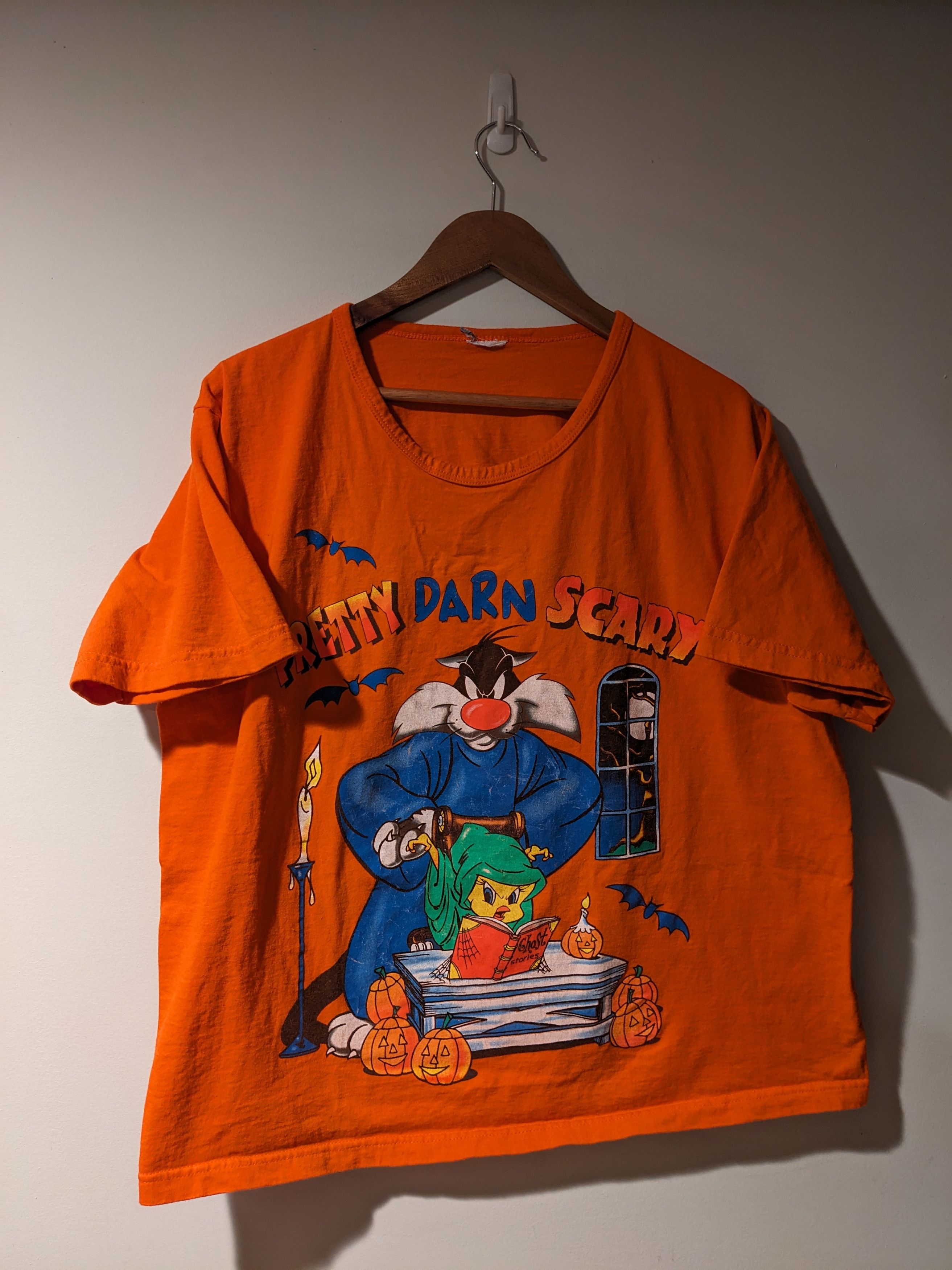 Cartoon Network × Vintage Vintage 90s Looney Tunes Sylvester and Tweety Bird T-Shirt Size XXL / US 16-18 / IT 52-54 - 1 Thumbnail