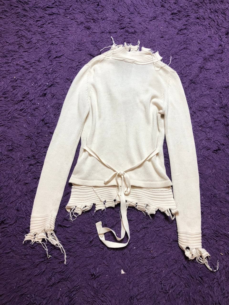Diesel Vintage Y2K Diesel distressed Knit Sweater Size M / US 6-8 / IT 42-44 - 12 Thumbnail