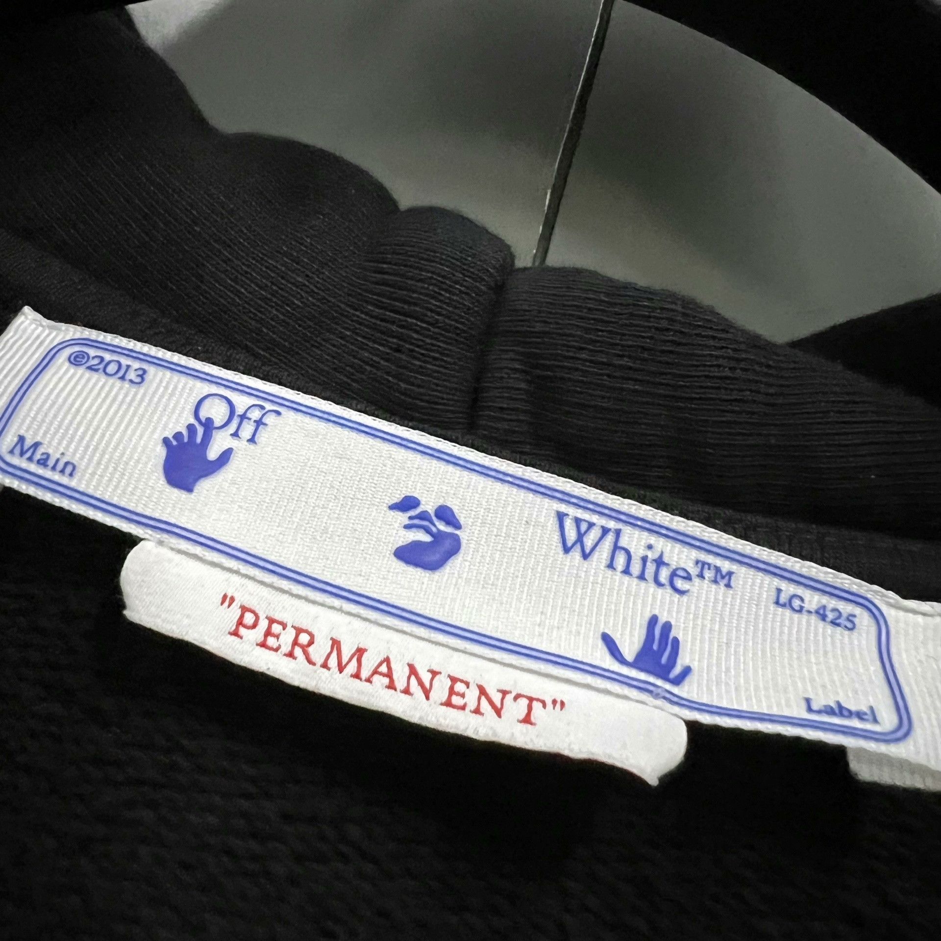 Off-White OFF White Yellow Tape Logo Hoodie Size US XXS / EU 40 - 5 Thumbnail