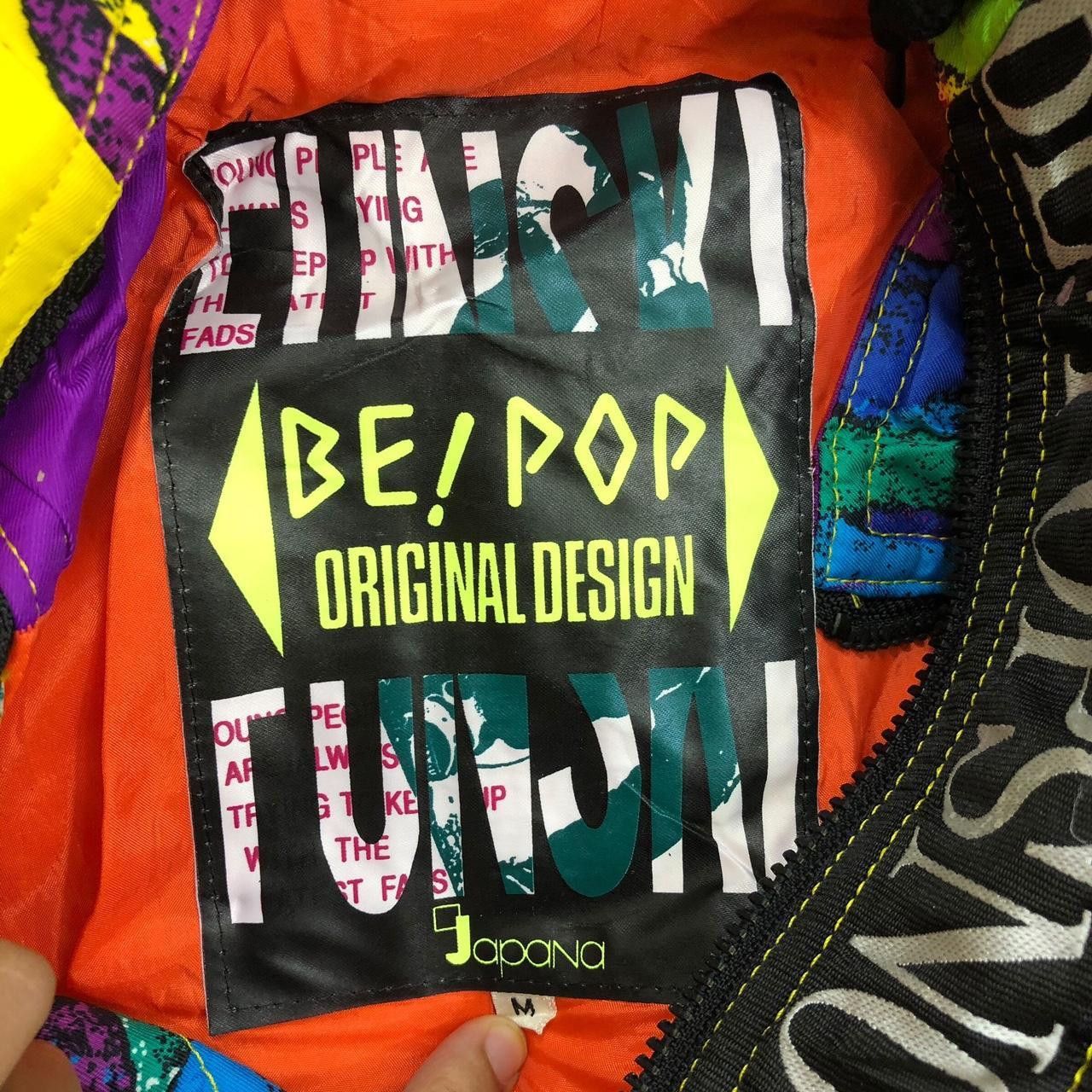 Vintage Vintage BE! POP JAPANA Colourful AOP Over Print Ski Jacket Size M / US 6-8 / IT 42-44 - 5 Thumbnail