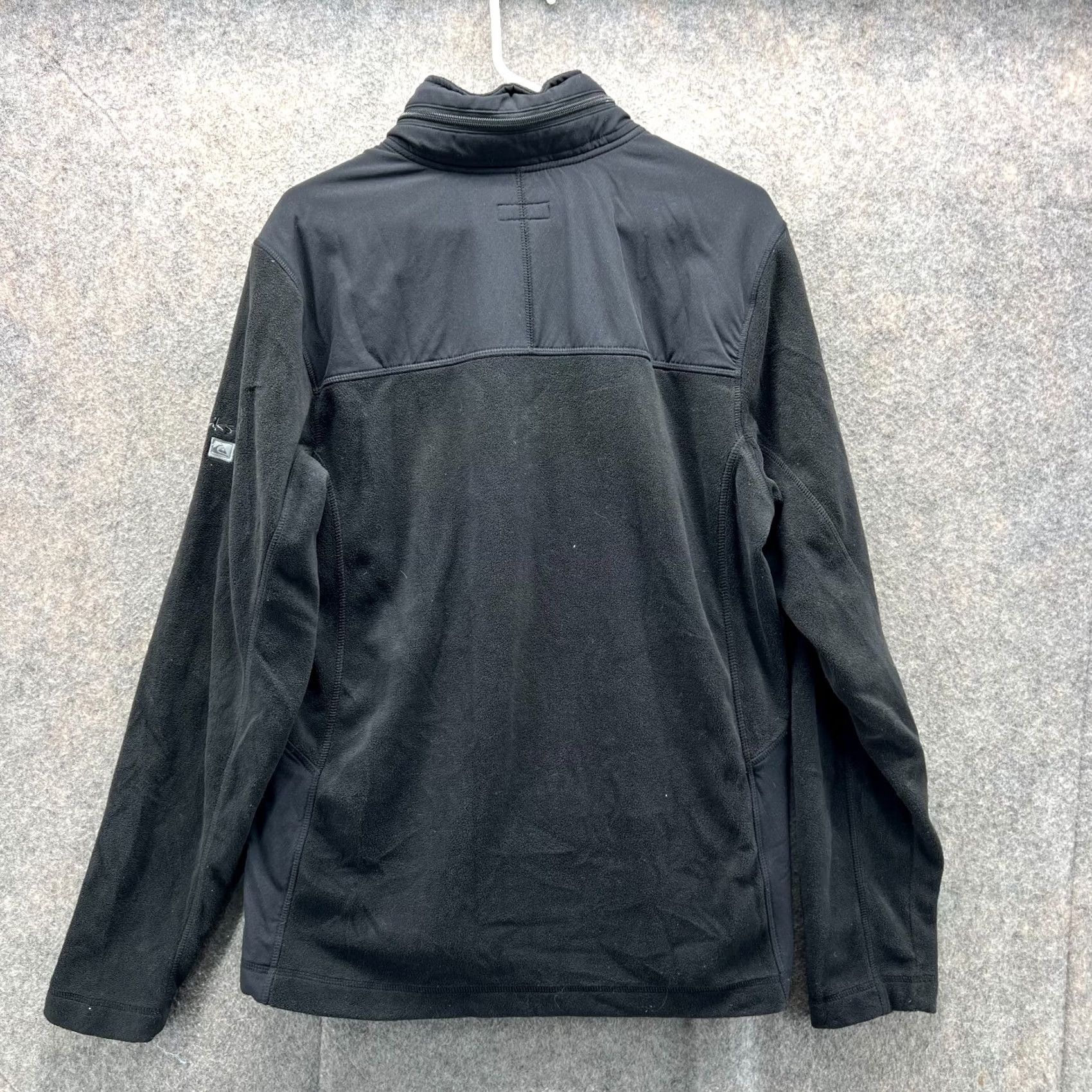 Quiksilver VINTAGE Quiksilver Jacket Mens L Black Full Zip Fleece Sherpa Polyester Y2K Size US L / EU 52-54 / 3 - 2 Thumbnail