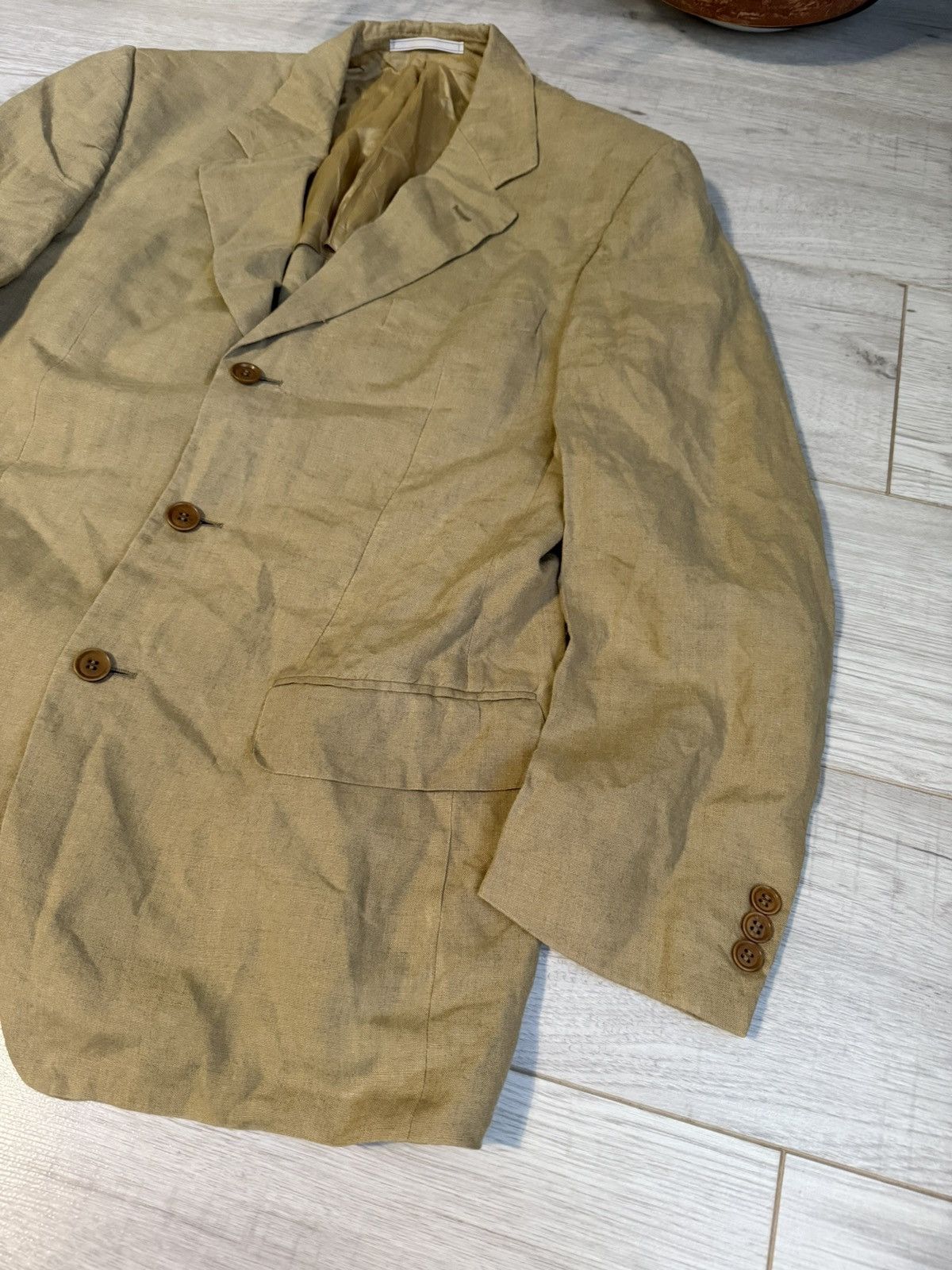 Ermenegildo Zegna Vintage Ermenegildo Zegna linen blazer Size 38L - 2 Thumbnail