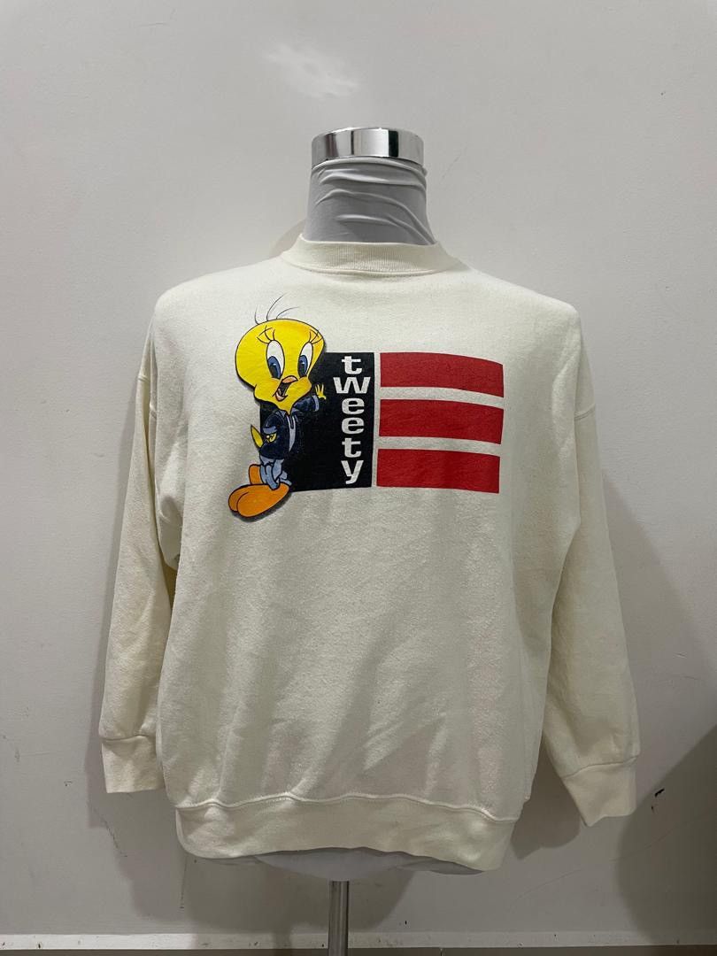 Vintage Sweatshirt Vtg Looney Tunes Size US XL / EU 56 / 4 - 1 Thumbnail