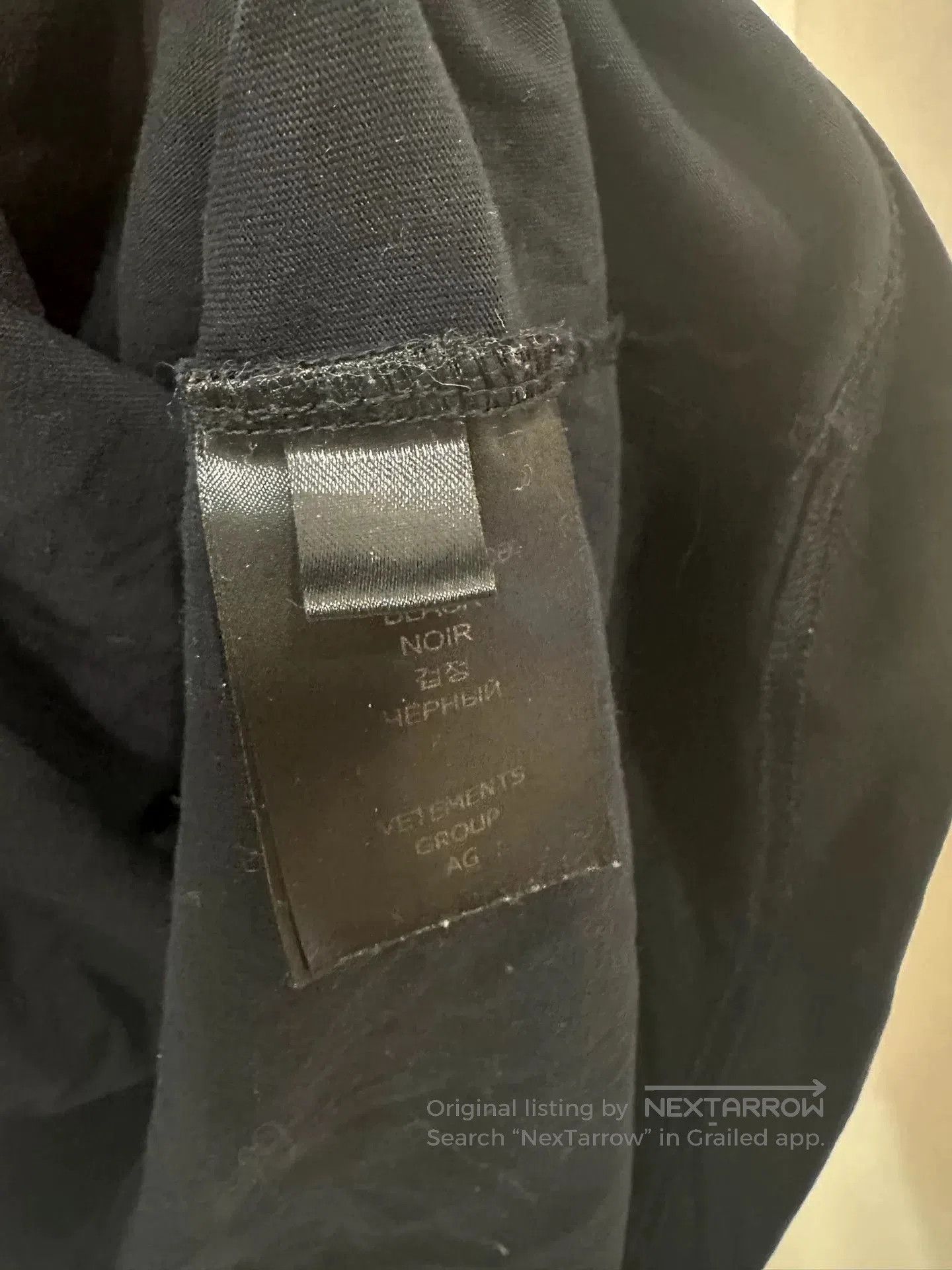 Vetements Vetements Logo Short Sleeve T-Shirt. Size US M / EU 48-50 / 2 - 3 Thumbnail