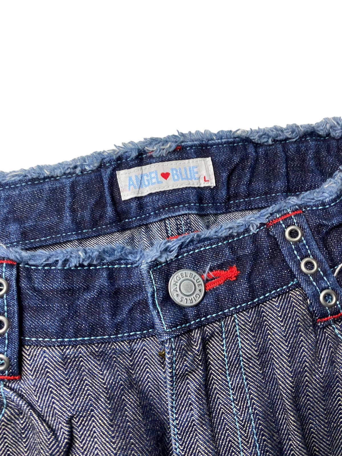 Angel Blue 2000's Angel Blue Teddy Bear Cute Y2K Jeans Size 36" / US 14 / IT 50 - 6 Thumbnail