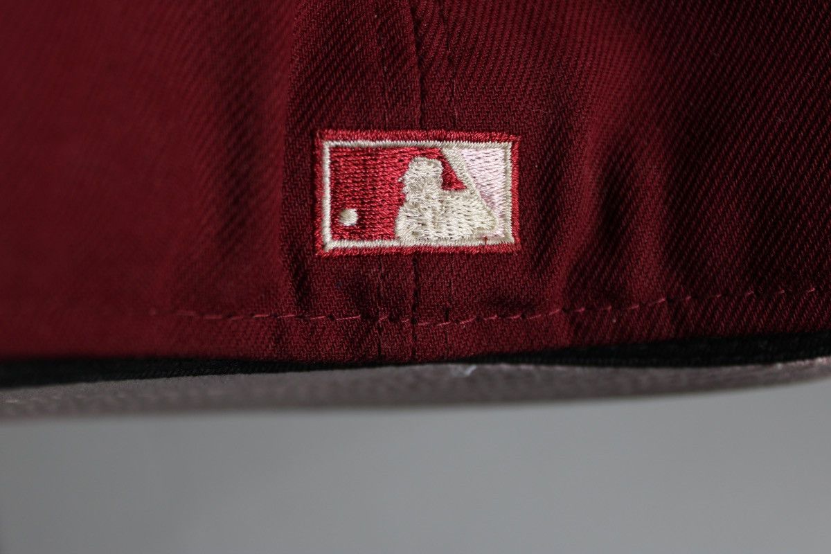 New Era Hat Club Red Velvet Yankees Hat Size ONE SIZE - 4 Thumbnail