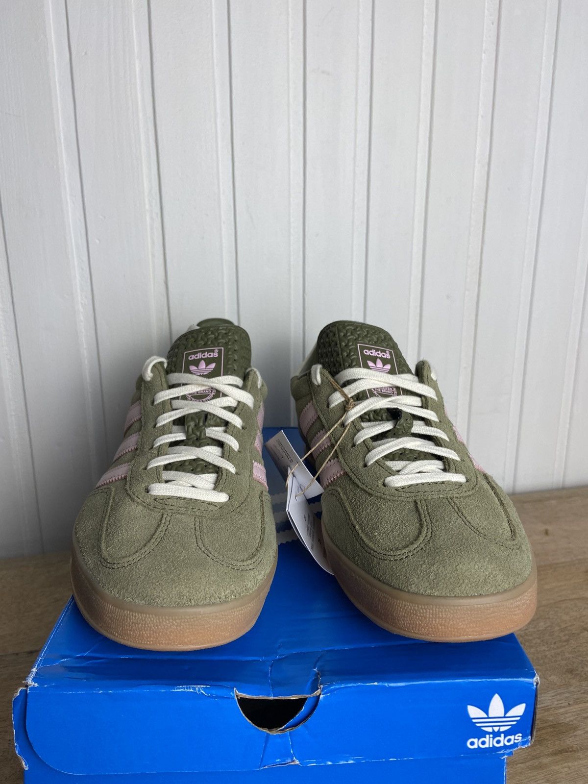 Adidas New adidas Gazelle Indoor "Focus Olive" rare size 7,5US Size US 7.5 / IT 37.5 - 4 Thumbnail