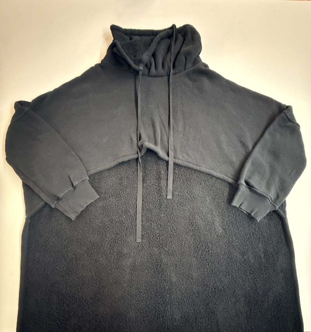 Ann Demeulemeester Ann Demeulemeester Plush Boucle Terry High-Low Hoodie - 38 Size XS / US 0-2 / IT 36-38 - 8 Thumbnail