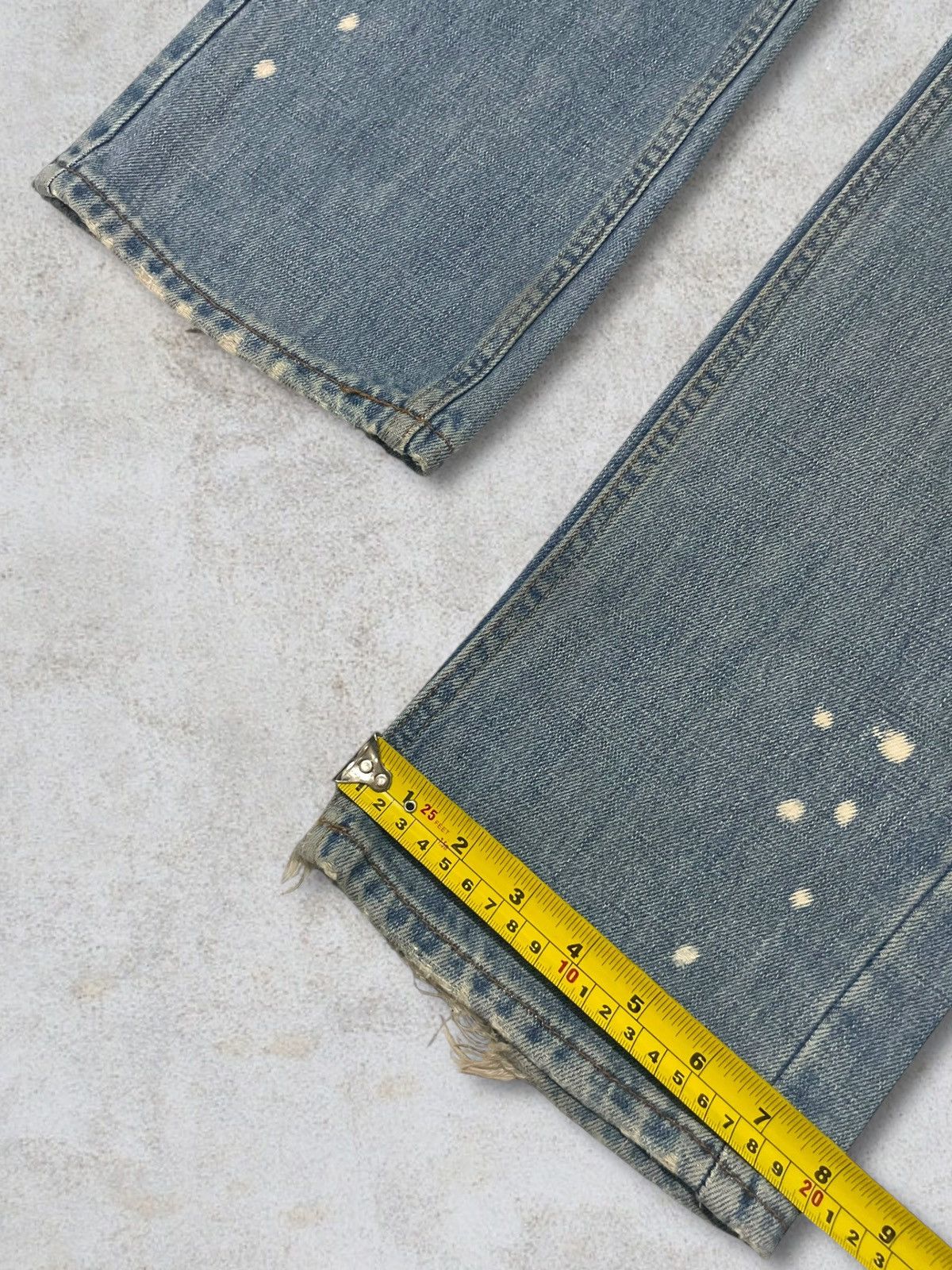 Japanese Brand Vintage Italian CJ Distressed Splatter Piercing Beads Jeans Size US 30 / EU 46 - 20 Thumbnail