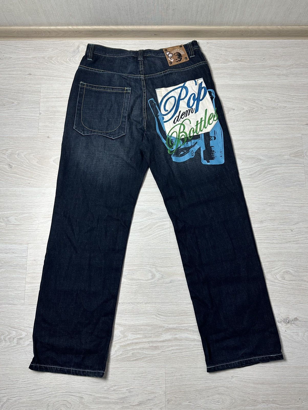 Vintage Johny Blaze 90s Denim Pants Rap Y2K Wu Tang Eminem Baggy | Grailed